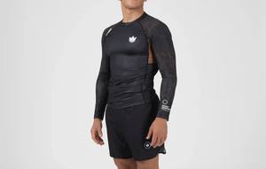 Sun Protection <b>Swimming</b> <b>Shirt</b> 2025 Custom Men Rash Guard High Quality BJJ MMA UPF 50+ Quick Dry Breathable Short Sleeve - Product Image 2