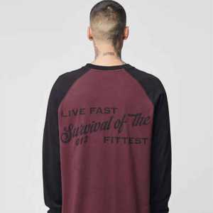 เสื้อยืดแขนยาวผ้าวาฟเฟิลสำหรับผู้ชายเสื้อเชิ้ตผ้าฝ้ายแขนยาวแบบดั้งเดิมให้ความอบอุ่นเสื้อยืดวาฟเฟิลที่มีน้ำหนักเบา - Product Image 2