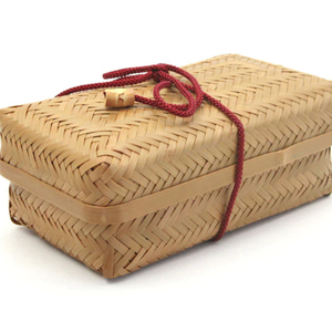 Boîte à bento en bambou tissé naturel écologique boîte-cadeau de sécurité alimentaire style asiatique en gros fabriqué au Vietnam - Product Image 2