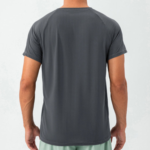 T-shirt pour homme en tissu peigné 100% coton 300g, imprimé en sérigraphie, manches courtes, col rond, coupe ample, séchage rapide, respirant, extensible - Product Image 2