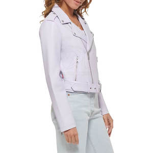 Chaqueta de Mujer de Talla Grande, Precio al por Mayor, Diferentes Colores, Diseño y Logotipo Personalizados, Chaqueta de Cuero para Mujer - Product Image 6