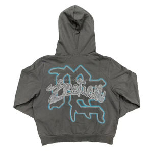 Vêtements de rue tendance et fiables, mode hip-hop, fermeture éclair, sweat-shirt de sport entièrement imprimé de qualité supérieure - Product Image 4