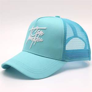 Personnalisation populaire en petites séries de casquettes de camionneur en cuir PU unisexe avec motif de flamme - Product Image 4