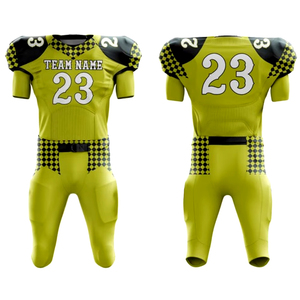Hot Selling Customized Logo <b>Light</b> Weight American Football Uniform 100% Polyester Material Sports Wear American Football Uniform - Product Image 1