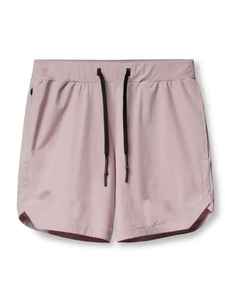 ชุดกางเกงขาสั้นผู้ชายผ้าโพลีเอสเตอร์100% สูงสีทึบพิมพ์โลโก้กางเกงยางยืดระบายอากาศน้ำหนักเบาแห้งเร็ว - Product Image 6