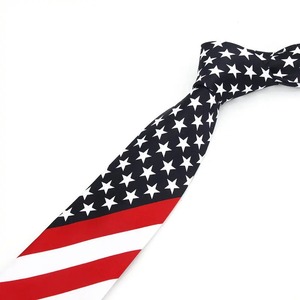Brand New 100% Silk American Flag Necktie <b>for</b> <b>Men</b> Star Striped <b>Tie</b> <b>for</b> <b>Wedding</b> Business Parties and Performances - Product Image 5