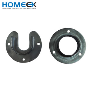 Barra de brida circular para armario Acabado cromado - Product Image 2