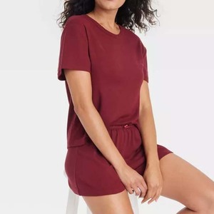 ชุดลำลองสตรีท2ชิ้นผ้าฝ้าย100% ระบายอากาศได้ดีชุด2ชิ้นออกแบบโลโก้ได้ตามต้องการ - Product Image 4