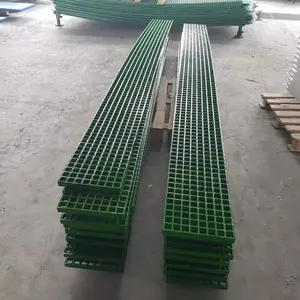 High Strength Fiberglass Chemgrate Plastic Frp Carwash Grating For Wastewater Drain Cover Trench