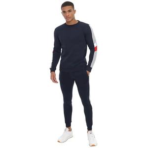 Personalizar los hombres de gran tamaño de cuello redondo sudadera chándal pulóver cuello redondo chándal 2 piezas Casual Jogging ropa deportiva 2025 - Product Image 4