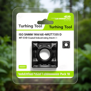 ISO SNMM 190616E-NR2T7335 D. 7.94mm MT-CVD Inserto de Torneado Indexable Recubierto, Paquete de 10 para un Rendimiento Eficiente de la Herramienta - Product Image 3