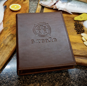 Brown Hardcover Travel <b>Notebook</b> <b>Binder</b> Journal PU Leather Planner Organizer Custom Logo Stationery - Product Image 3