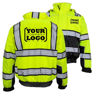 Veste imperméable haute visibilité antidérapante pour hommes, meilleur style, avec logo personnalisé, vêtements de sécurité réfléchissants tendance, sécurité à chaud - Product Image 2