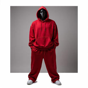 Chándales Deportivos para Hombre al por Mayor, Personalización Completa, Chándales de Felpa de Algodón Grueso de 450 g/m², Ropa Deportiva Ajustada con Corte Acampanado - Product Image 5