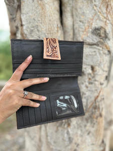 Venta caliente Aztec Saddle Blanket Wallet Clutch Elegante Nuevo diseño Carteras Multiusos Único Western Carteras de cuero de alta calidad - Product Image 6