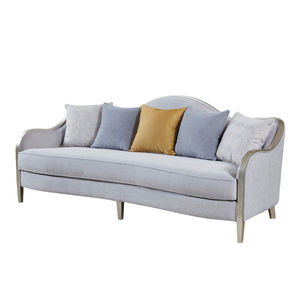 ชุดเฟอร์นิเจอร์เก้าอี้โซฟาห้องนั่งเล่นแกะสลักด้วยมือทำจากไม้สักไม้มะฮอกกานีไม้คุณภาพสูงหรูหราสไตล์วินเทจคลาสสิก - Product Image 2