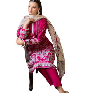 ELEGANTE TRADICIONAL INDIO PAKISTANI MUJER LONGITUD AL SUELO A-LINE LACE CASUAL FLORAL NATURAL TRANSPIRABLE 100% VESTIDOS DE ALGODÓN OEM - Product Image 3