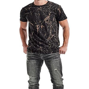 T-shirt d'été décontracté pour hommes, coupe ample et confortable, imprimé tridimensionnel de style gaufré par Dress Sports - Product Image 3