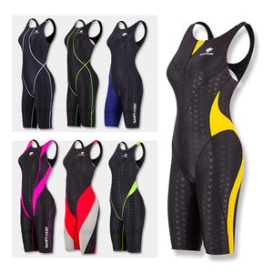 Traje de Baño de Una Pieza para Mujer, Traje de Baño Deportivo, Transpirable, de Nailon y Elastano, de Secado Rápido - Product Image 2