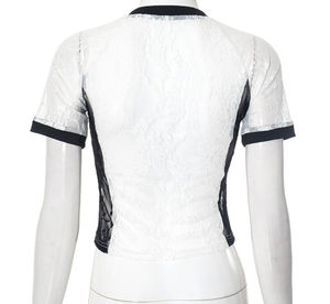 T-shirts élégants en strass pour femmes Bling Diamond Sequin Shiny Fashion Club Streetwear Y2K Graphic Tops - Product Image 5