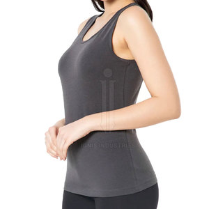 Algodón Poliéster Gimnasio Fitness Wear Mujeres Tank Top Venta caliente Último estilo Mujeres Tank Top - Product Image 2