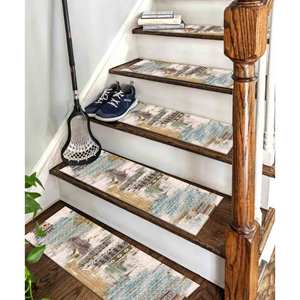 Tapis imprimé à motifs ethniques, lavable en machine, tapis d'entrée doux, cadeau, tapis de passage - Product Image 2