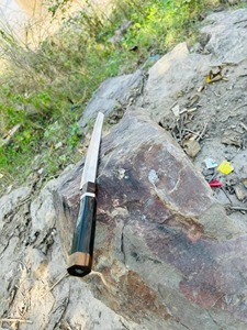 Couteau de chef en acier Damas de haute qualité, taille et emballage personnalisés, Offre Spéciale de support OEM à prix bon marché, vente en gros - Product Image 4