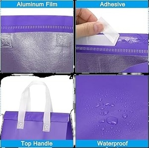 ถุงส่งอาหารผ้าไม่ทอแบบรีไซเคิลได้ CENPLAS พร้อมพิมพ์โลโก้ตามสั่ง รุ่น NW-F - Product Image 4