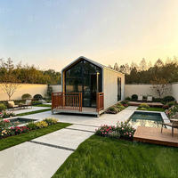 Maisonnette modulaire préfabriquée 6x4 California Sample t, 3 x 6 m, 2 étages, grande, 1, 2 ou 3 chambres, avec salle de bain