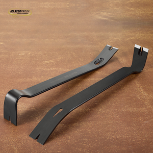 Barre <span class=keywords><strong>de</strong></span> levier plate à couple élevé avec fente intégrée pour extracteur <span class=keywords><strong>de</strong></span> clous, en acier forgé, pour le travail du bois - Product Image 1