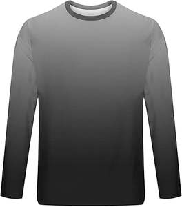 Conjunto corto de 2 piezas de alta calidad para hombre, pantalones deportivos de manga larga de Color degradado, atuendo informal para invierno - Product Image 1