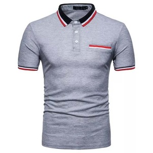 เสื้อโปโลชาย แขนสั้น สีดำ สำหรับออกกำลังกาย ฟิตเนส สกรีนโลโก้ได้ มีกระเป๋า ดีไซน์ใหม่ 2026 ผ้าฝ้าย 100% เสื้อโปโลกีฬาชาย - Product Image 3