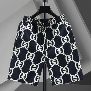 กางเกงขาสั้นผู้ชายผ้าโพลีเอสเตอร์ลำลองฮิปฮอปเป็นมิตรต่อสิ่งแวดล้อมมีกระเป๋าพิมพ์ลายชายหาดฤดูร้อน - Product Image 4