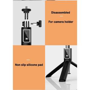 Professional Extendable Selfie Stick Tripod 3.3ft Aluminum With Wireless Remote Universal <b>Phone</b> <b>Holder</b> For Livestreaming - Product Image 5