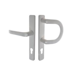Poignée de porte avec poignée "P" SATURN 32 92/240 PZ-Blanc - Product Image 1