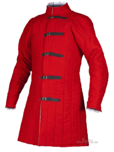 Abrigo acolchado grueso Medieval Gambeson, mangas completas, armadura histórica, tela de algodón, chaqueta Aketon para recreación y disfraces de Cosplay - Product Image 3