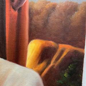 Dipinto a mano 100% dipinto a olio gesus 36in X 24in stile classico astratto con supporto per telaio in cotone - Product Image 3