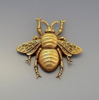 现代新款桌面金甲虫雕塑昆虫雕像豪华黄铜外观装饰虫子雕像家居装饰展示办公室