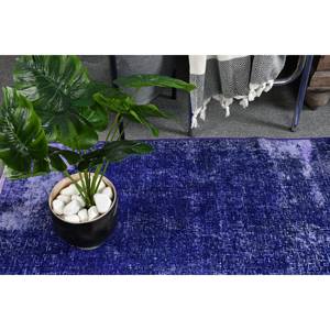 พรมโพลีเอสเตอร์ขนแกะสีม่วง9.4ft ทันสมัยขนาด4.5ชิ้นทำด้วยมือแบบตุรกีทรงสี่เหลี่ยมผืนผ้าลายทางเดินลาเท็กซ์สำรองสำหรับห้องนั่งเล่นห้องนอน - Product Image 3