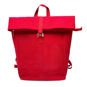 बहुक्रियाशील कस्टम लोगो वाटरप्रूफ आकस्मिक खेल यात्रा छात्र बड़ी क्षमता कॉर्डरॉय रोल बैकपैक - Product Image 1