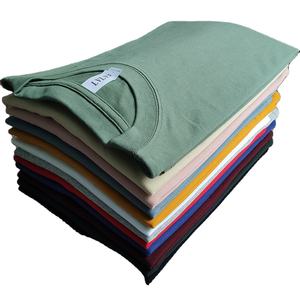 Camiseta de algodón 100% para hombre, ropa de calle teñida a medida, con OEM ODM, venta al por mayor, servicio de fábrica - Product Image 1