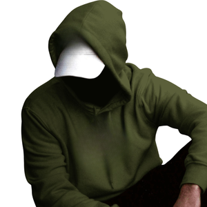 Sudadera con Capucha Verde Oliva para Hombre, Informal, Lisa, con Capucha, Cálida, de Forro Polar, Manga Larga, Ropa de Calle, para Uso Diario en Invierno - Product Image 5