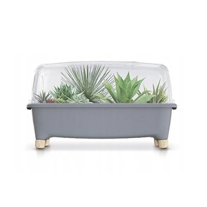 Jardinera Baja para Jardín/Hogar, con Tapa de Policarbonato para Proteger sus Plantas, Jardinera Baja de Plástico Respana de Prosperplast - Product Image 4