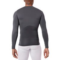Chemises de compression respirantes de haute qualité, sous-vêtements de sport en spandex/polyester, chemise de sport pour hommes, manches longues