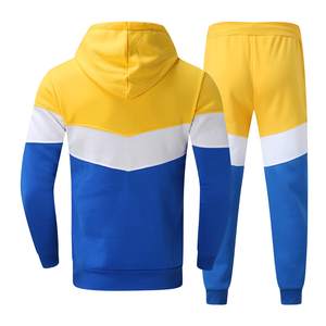 Survêtements de sport respirants et légers, avec pantalon de jogging fuselé et sweat à capuche zippé, idéal pour la salle de sport, la course à pied, l'entraînement et les loisirs. - Product Image 2