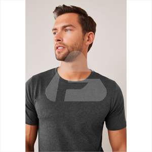 2023, venta al por mayor, camisetas de algodón orgánico personalizadas para hombres, logotipos con estampado orgánico bordado de la mejor calidad, tejido sólido transpirable suave - Product Image 2