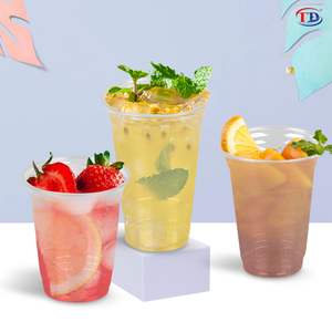 2025 nuevo estilo fábrica 400ml 14oz taza de plástico PET para bebida fría taza de plástico logotipo personalizado té de burbujas desechable precio bajo - Product Image 6