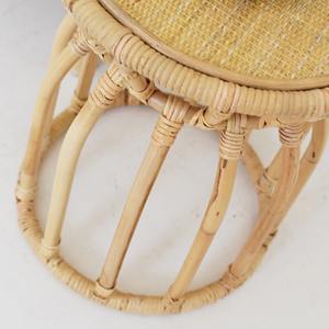 Table basse ronde tissée en rotin indonésien moderne Table d'appoint de détente pour la maison Patio nouvel ensemble de meubles de salle à manger - Product Image 3