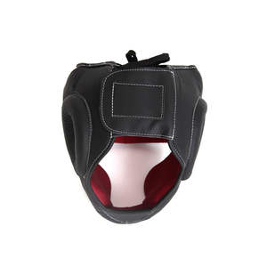 Casque de sécurité sportif en cuir de haute qualité pour la boxe Muay Thai Mma Sparring Protection complète du menton de la tête - Product Image 4