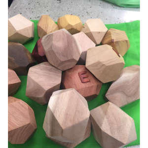 Pierres d'équilibrage en bois Montessori Tumi-ishi | Jouets éducatifs inspirés de Waldorf, bois certifié, exportation mondiale | Éducation des enfants - Product Image 4